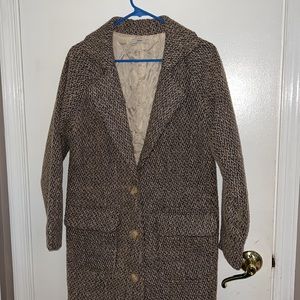 Mystic Tweed Lined Coat